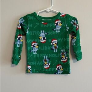 Bluey Holiday Christmas Pajamas Size 2T